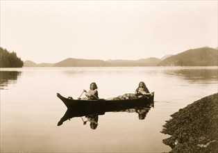 Canoeing on Clayoquot Sound 1910