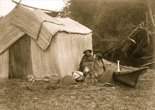 A mat shelter--Skokomish 1913