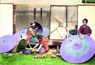 Making Umbrellas 1897