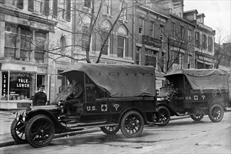 US Army Red Cross Trucks 1917