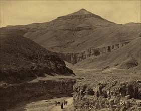 Valley of Tombs of Kings. Thebes 1865