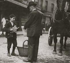 Vendor in Boston Market. 1909