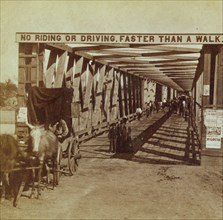 Turnpike Bridge in Lawrence, Kansas 1867