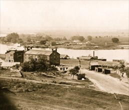 Views in Richmond, Virginia - view of Rocketts [Landing] and south side of James River from Libby Hill 1863