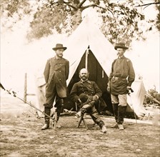 Gen. Ambrose E. Burnside and staff officers 1863
