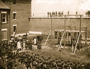 Lincoln's assassins hanged 1865
