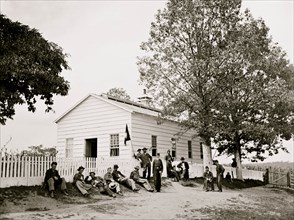 Washington, D.C. Hospitals, Signal Corps camp quarters near Georgetown 1862
