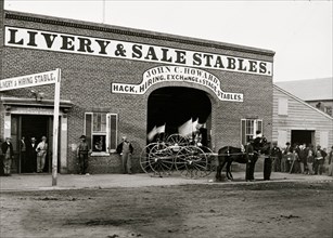 Washington, D.C. John C. Howard's stable on G Street between 6th and 7th (where John H. Surratt kept horses before leaving town on April 1, 1865 1865