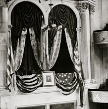 Washington, D.C. President Lincoln's box at Ford's Theater 1865
