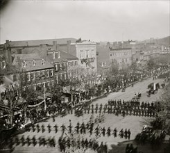 Washington, D.C. President Lincoln's funeral procession on Pennsylvania Avenue; another view 1865