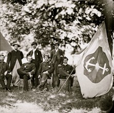 Washington, District of Columbia (vicinity)]. Gen. William F. Bartlett and staff 1865