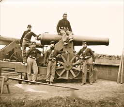 Washington, District of Columbia. Officers and men, 3d Regiment, Mass. Heavy Artillery 1865
