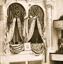 Washington, District of Columbia. President's box at Ford's Theatre 1865