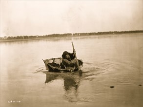 Mandan bull boat 1908