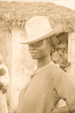 Woman, half-length portrait, Old Bight, Cat Island, Bahamas 1935