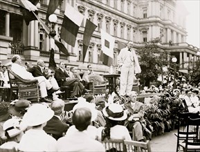 Woodrow Wilson on Flag Day Celebration nown