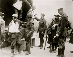 Wounded German prisoners 1917