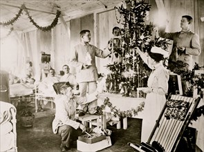 Wounded German soldiers at Xmas