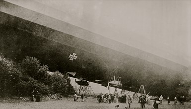 Wrecked Zeppelin in France