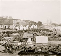 Yorktown, Va. Federal artillery park 1863