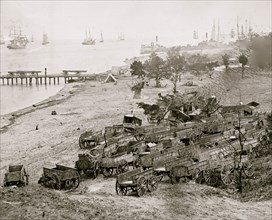 Yorktown, Va. Federal wagon park 1862