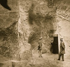 Yorktown, Virginia. Cornwallis cave. Used as a powder magazine by the Confederates 1863