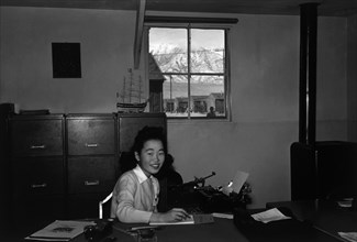 Yoshiko Joan Mori, stenographer in Education Office 1943