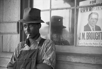 Young Black farm laborer, Stem, North Carolina 1940