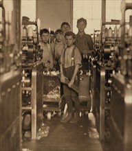 Young doffers in Mollahan Mills, Newberry, S.C.  1908