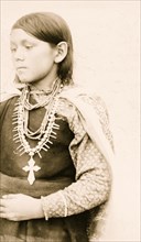 Young Indian girl, pueblo of Isleta, N.M. 1890