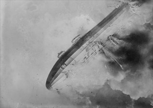 Zeppelin L II explosion 1913