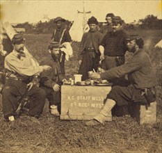 Zouaves at Mess 1861