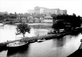 Dock on the River by the Art Museum, Philadelphia, PA