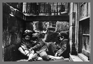 Street Kids Huddle Together on Mulberry Street 1889