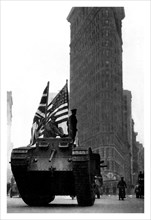 British Tank on Fifth Avenue 1917