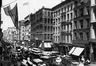 Broadway, Looking North from Franklin Street, New York City 1899