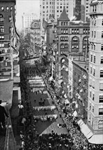 Navy Parades through Streets of New York City 1899