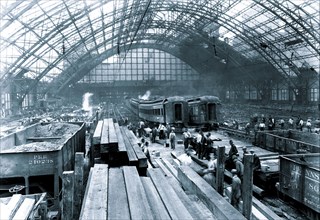 Fire at The Pennsylvania Railroad, Philadelphia, PA