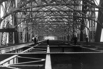 Work on Blackwell's Island Bridge 1900