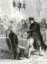 French Revolution 1793 Assassination of Louis Michel le Peletier marquis de Saint-Fargeau