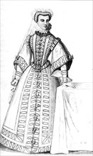French vintage clothes Henri kingdom II XVI century King France Elizabeth of France