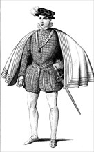 French vintage clothes Henri kingdom II XVI century King France Kingdom