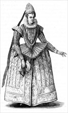 French vintage clothes Henri kingdom IV XVI century King France Marie de Medicis