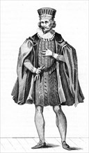 French vintage clothes Henri kingdom IV XVI century King France master accaunt