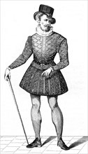 French vintage clothes Henri kingdom IV XVI century King France bourgeois