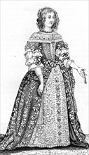French vintage clothes XVI century King France Luis kingdom XIV Louis XIV Navarre Queen Marie D' Autriche