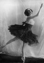 Anna pavlova, legendary russian ballerina, in a concert performance of 'grasshopper'.