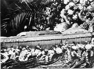 Stalin lying in state, moscow, march, 1953.
