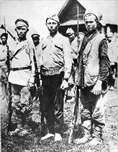 3 young red guards in 1917.