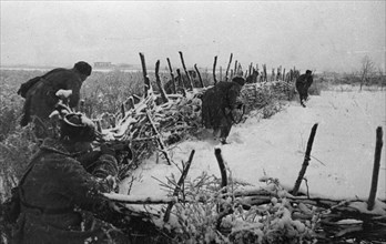 World war 2, battle of stalingrad, scouts northwest of stalingrad, january 1943.